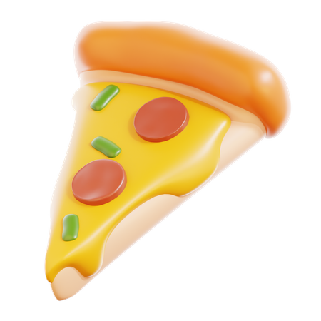 Fatia de pizza  3D Icon