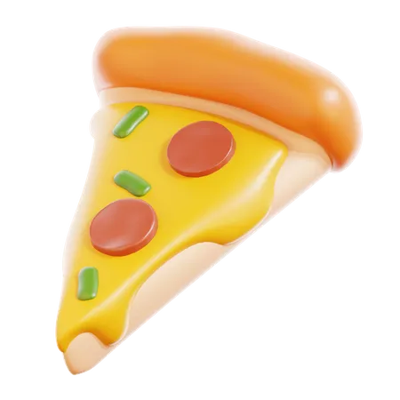 Fatia de pizza  3D Icon