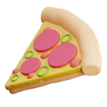 Fatia de pizza  3D Icon