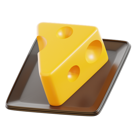 Fatia de queijo  3D Icon