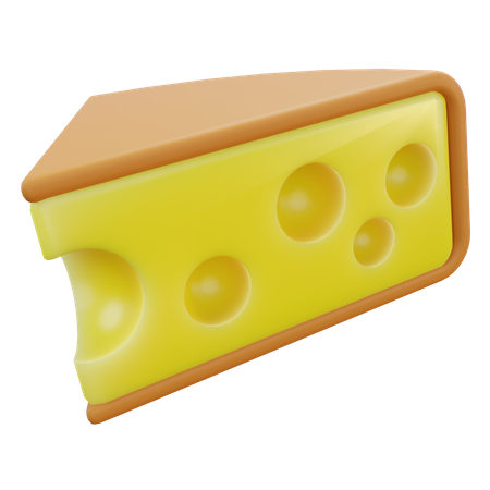 Fatia de queijo  3D Icon