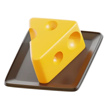 Fatia de queijo  3D Icon