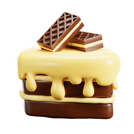 Fatias de tiramisu  3D Icon