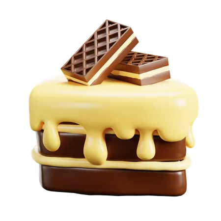 Fatias de tiramisu  3D Icon