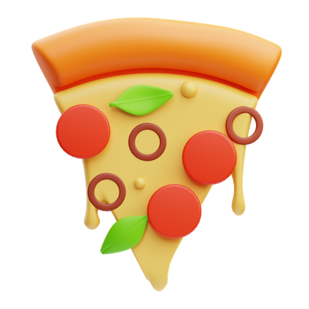 Fatia de pizza  3D Icon