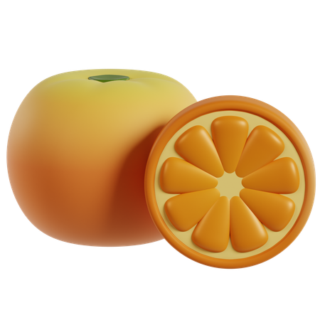 Fatias de laranja  3D Icon