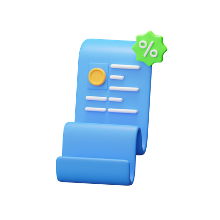 Fatura  3D Icon