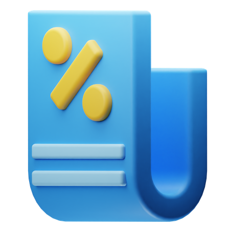 Fatura  3D Icon