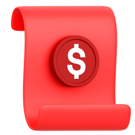 Fatura de fatura  3D Icon