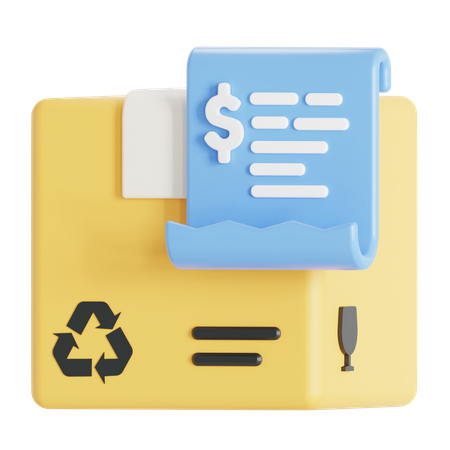 Fatura de remessa  3D Icon