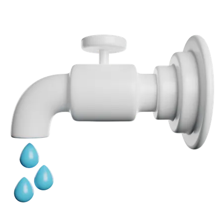 Faucet Water Tap 3D Icon