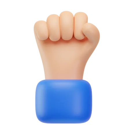 Faust Handbewegung  3D Icon