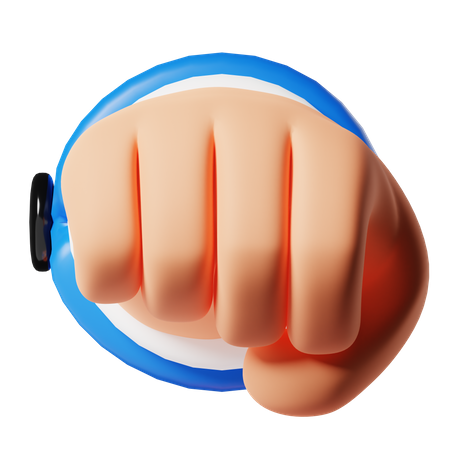 Faust Handbewegung  3D Icon