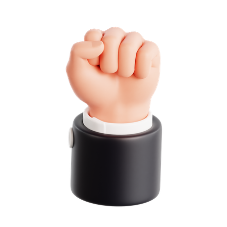 Faust Hand Handbewegung  3D Icon