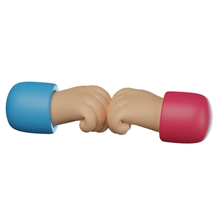 Fauststoß-Handbewegung  3D Icon