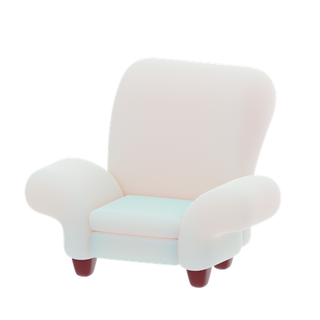 Fauteuil  3D Icon