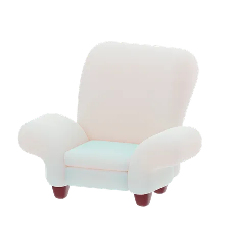 Fauteuil  3D Icon