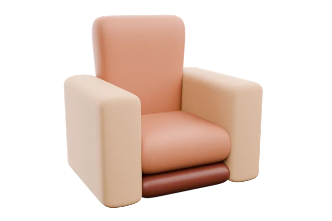 Fauteuil  3D Icon