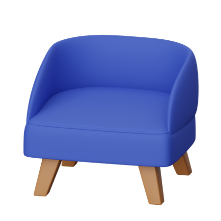 Fauteuil  3D Icon