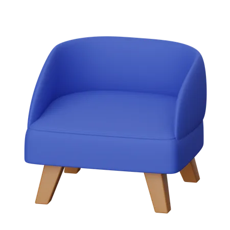 Fauteuil  3D Icon