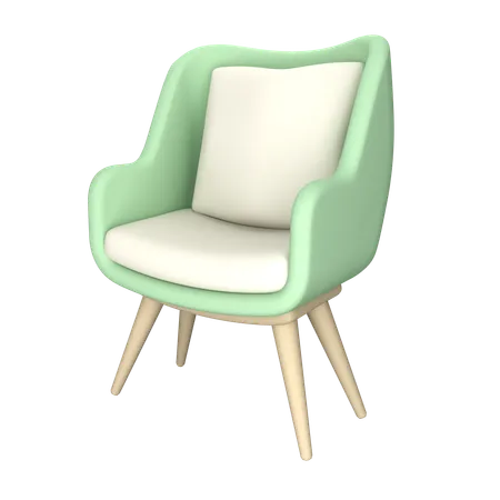 Fauteuil  3D Icon