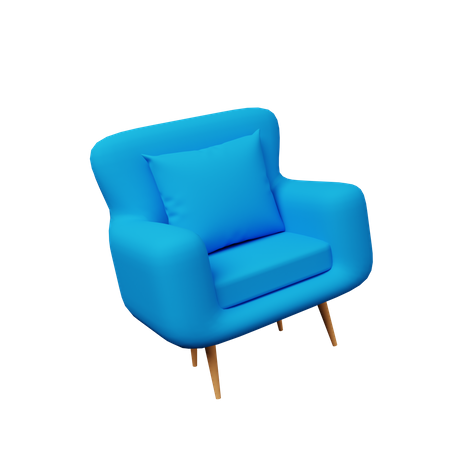 Fauteuil  3D Illustration