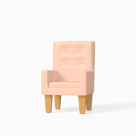 Fauteuil  3D Icon