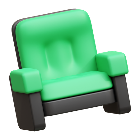 Fauteuil  3D Icon