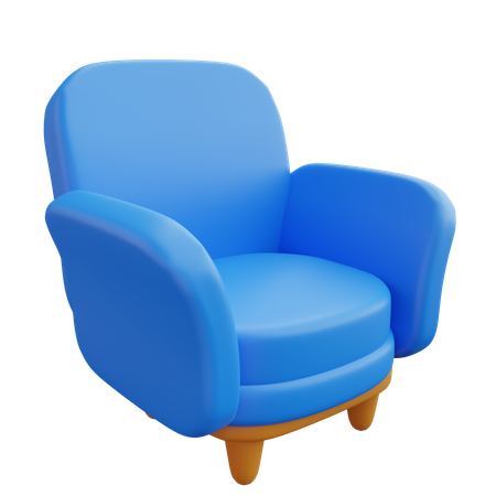 Fauteuil  3D Icon