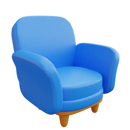 Fauteuil  3D Icon