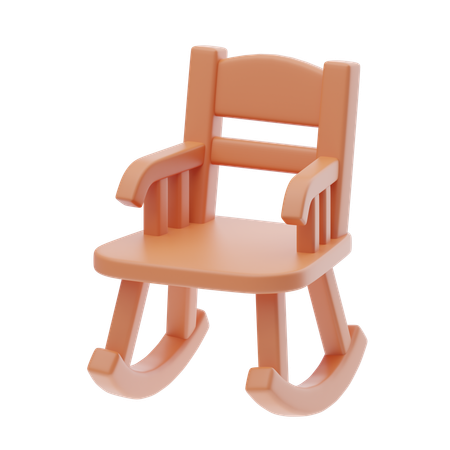 Fauteuil à bascule  3D Icon