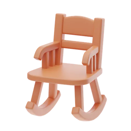 Fauteuil à bascule  3D Icon