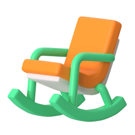 Fauteuil à bascule  3D Icon