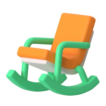 Fauteuil à bascule  3D Icon