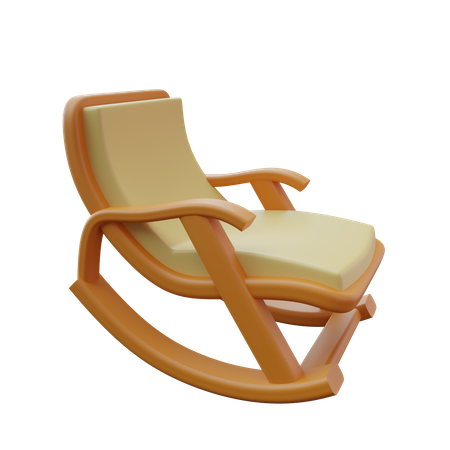 Fauteuil à bascule  3D Icon