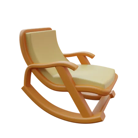 Fauteuil à bascule  3D Icon