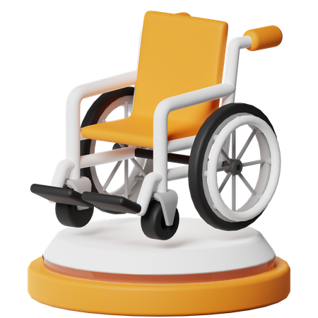 Fauteuil roulant  3D Icon