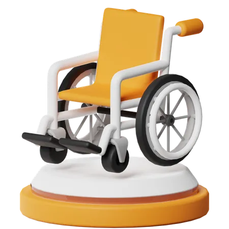 Fauteuil roulant  3D Icon