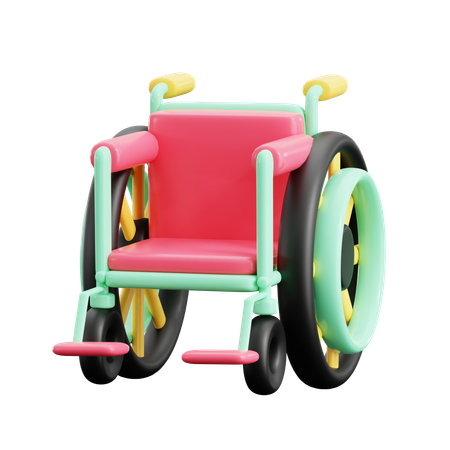 Fauteuil roulant  3D Icon