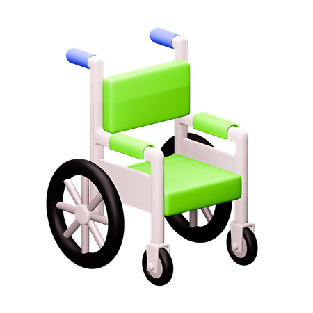 Fauteuil roulant  3D Icon