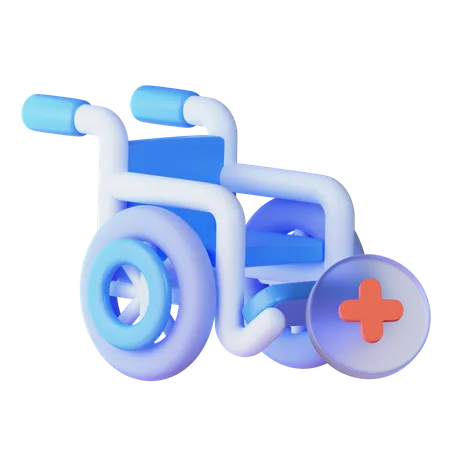 Fauteuil roulant  3D Icon