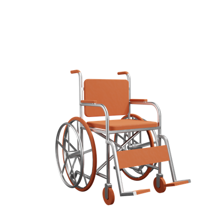 Fauteuil roulant  3D Illustration