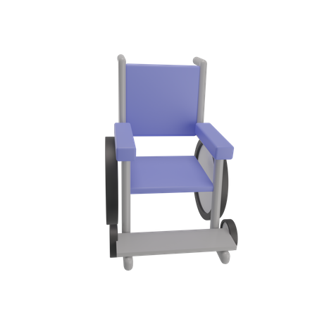 Fauteuil roulant  3D Illustration