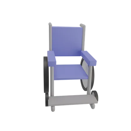 Fauteuil roulant  3D Illustration