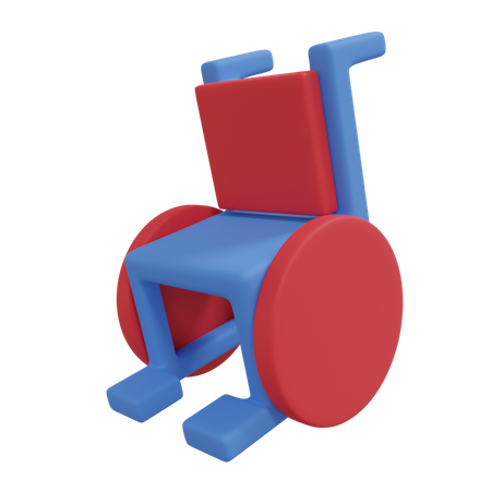 Fauteuil roulant  3D Illustration