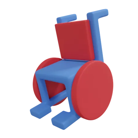 Fauteuil roulant  3D Illustration