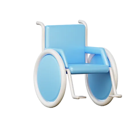 Fauteuil roulant  3D Illustration