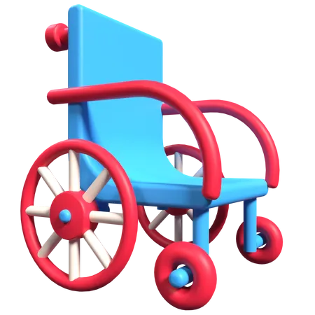 Fauteuil roulant  3D Illustration