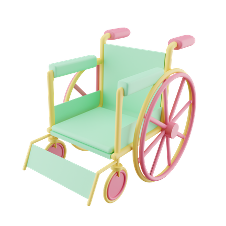 Fauteuil roulant  3D Icon