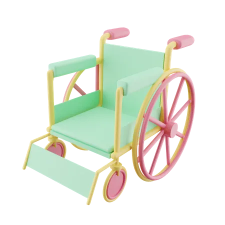 Fauteuil roulant  3D Icon